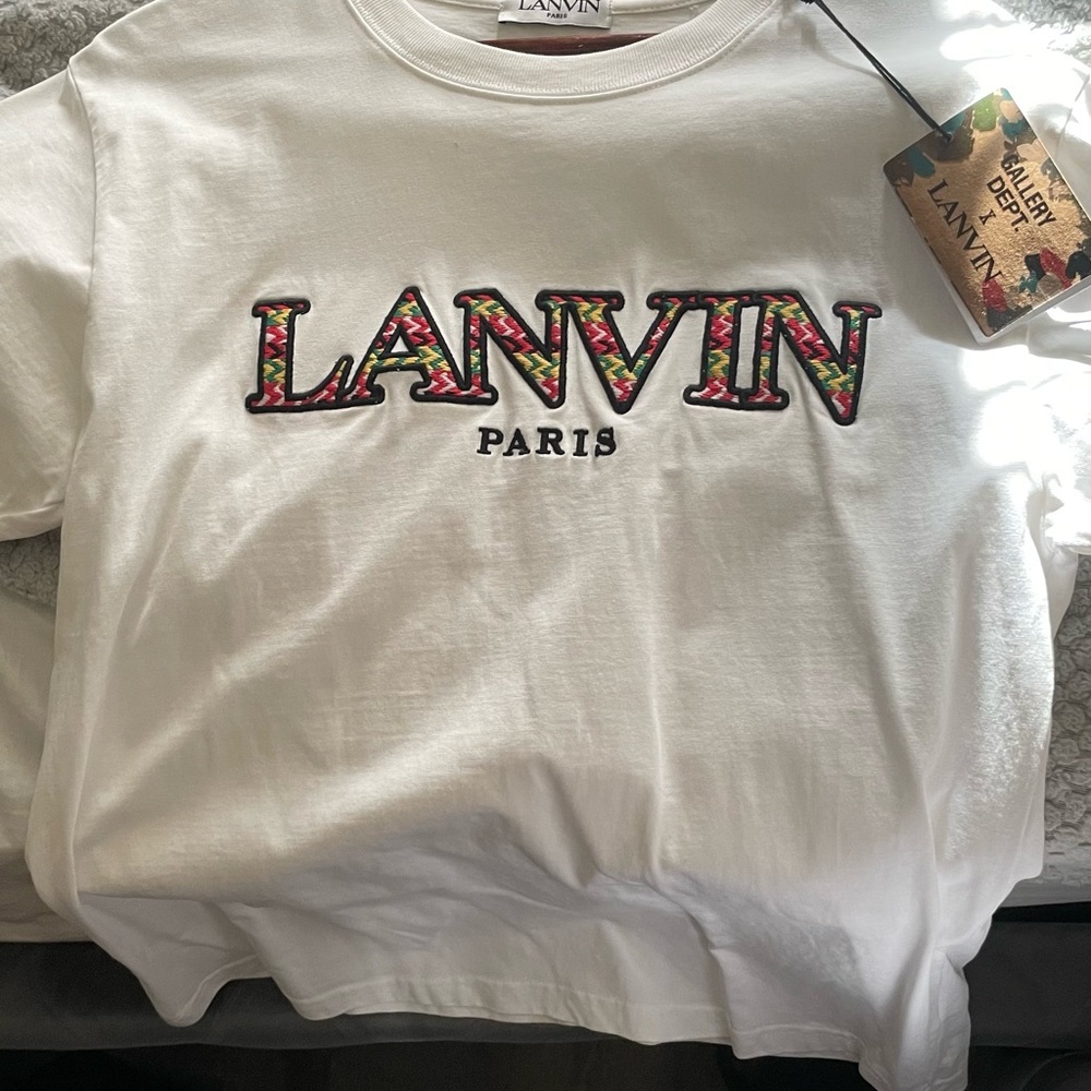 Lanvin White Graphic T-Shirt